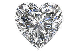 Heart cut diamond