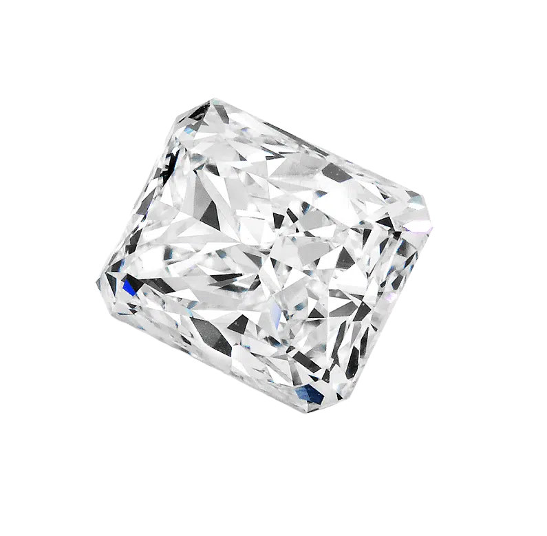Radiant cut diamond